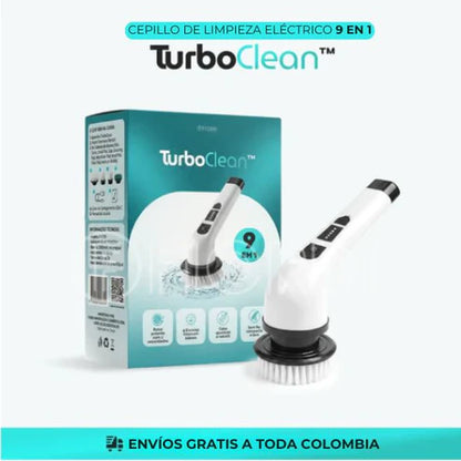 TurboClean - Cepillo De Limpieza Electrica 9 en 1