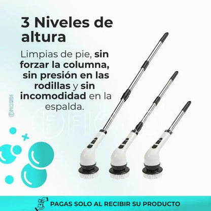 TurboClean - Cepillo De Limpieza Electrica 9 en 1